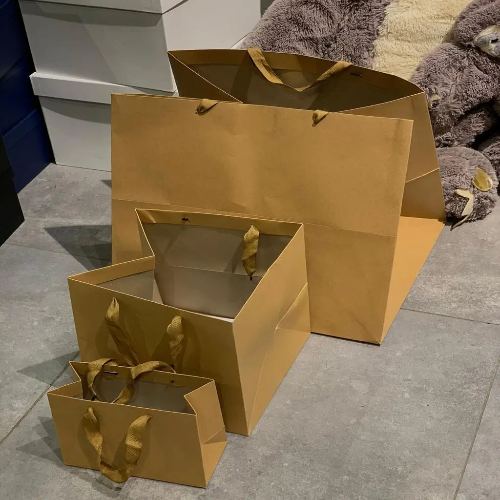 Beige Gift Bag